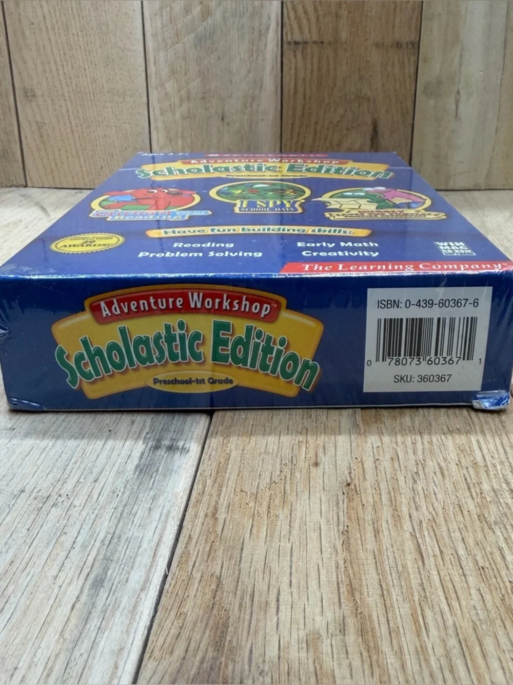 Adventure Workshop: Scholastic Edition Preschool-1st Grade 3 CD-ROM - Sealed BOX